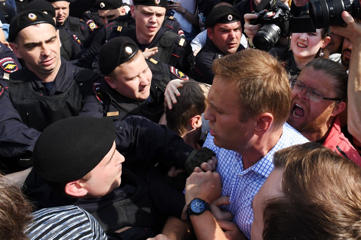 Nawalny bei Anti-Putin-Protesten festgenommen