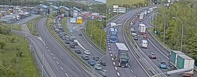 Unfall und Baustelle: A1 Richtung Trier dicht