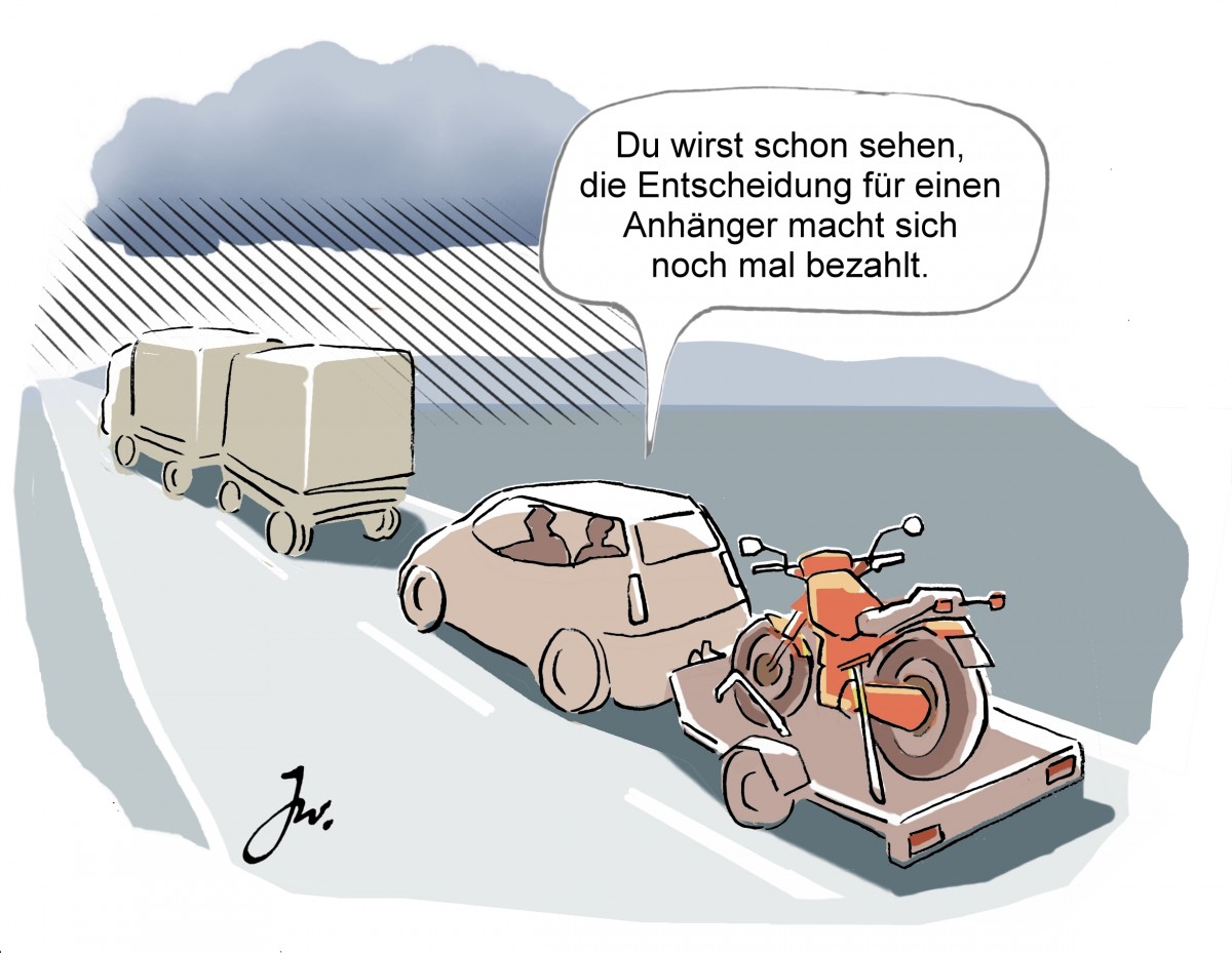 Das Motorrad sicher ans Urlaubsziel bringen