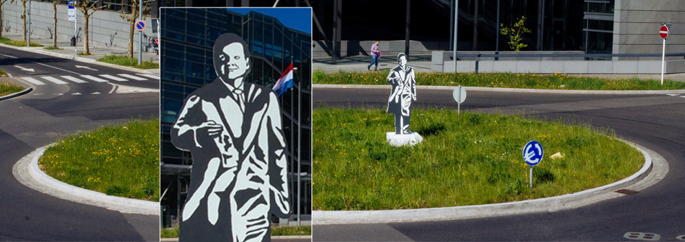 Claude statt Karl: Luxemburger Künstler ätzen mit eigenem „Marx“-Denkmal