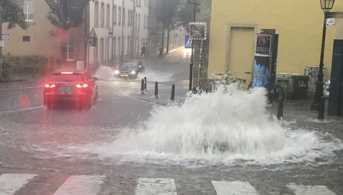 Heftige Gewitter sorgen für Chaos in Luxemburgs Hauptstadt