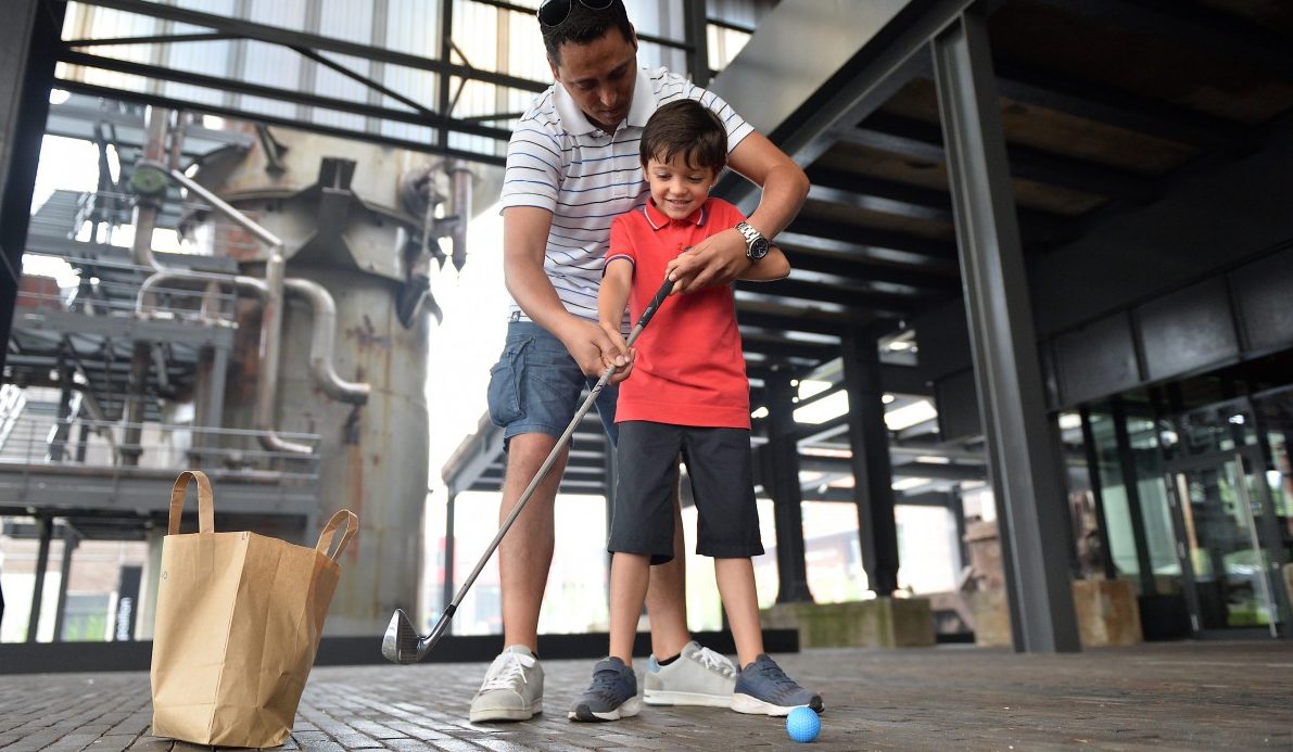 Alien-Invasion beim Urban Golf auf Belval