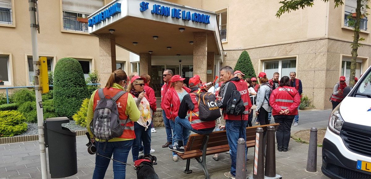 Pflege: Streik weitet sich auf Luxemburg-Stadt aus