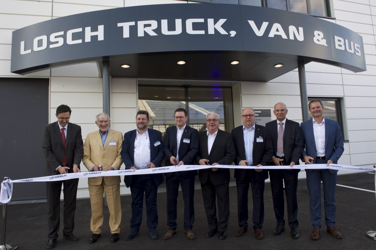 Eröffnung des Garage Losch Truck, Van & Bus in Niederanven