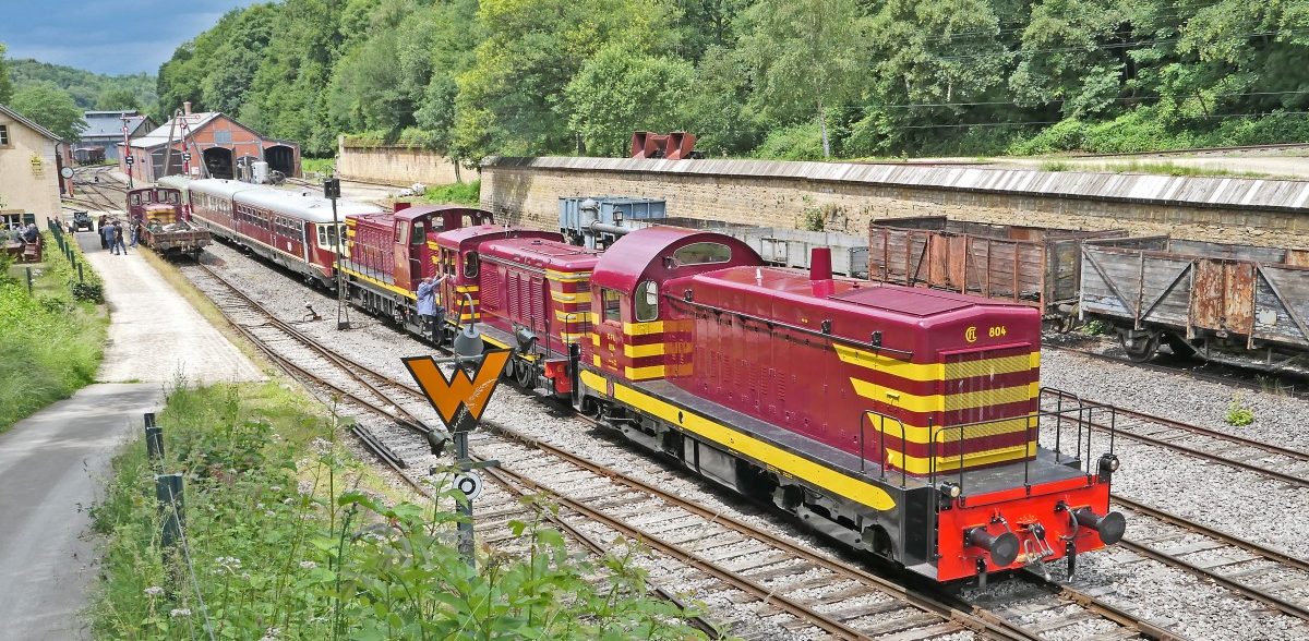 Dieseltag bei Train 1900: In Fond-de-Gras blieben die Kessel kalt