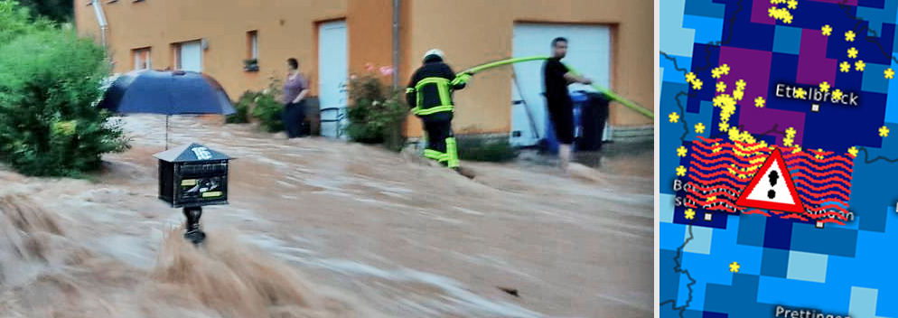 Keine Ruhe für Luxemburg: Nach neuen Überflutungen wieder akute Warnungen