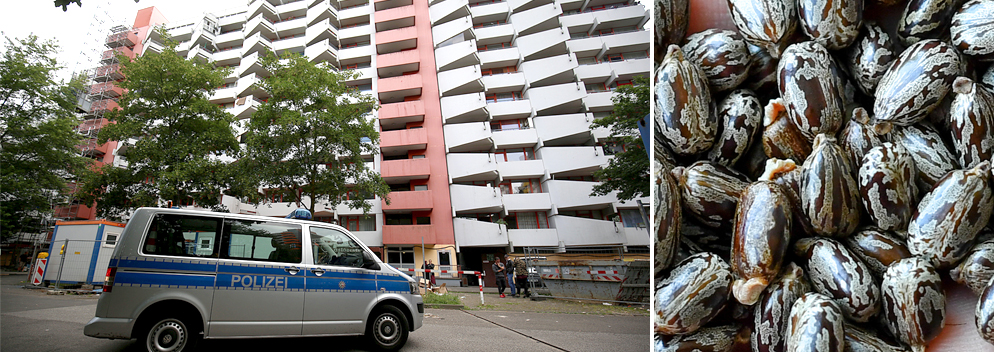 Mann stellt hochgiftiges Rizin in Kölner Wohnung her