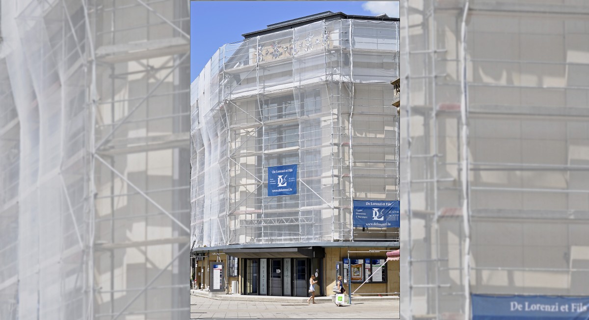 Escher Stadttheater: Fassade wird repariert