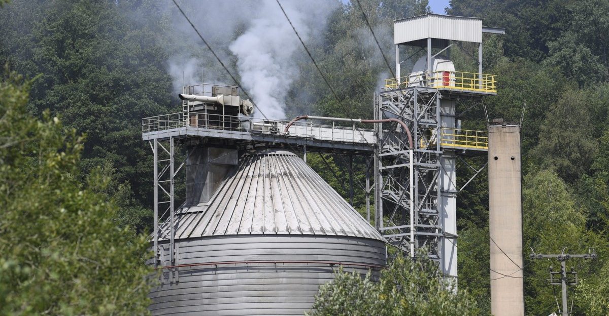 Silobrand in Rümelingen: Rauch könnte für unangenehme Gerüche sorgen