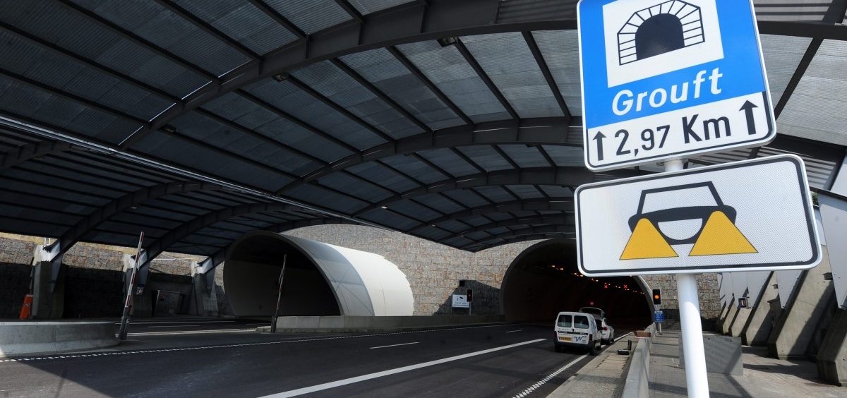Straßenbauer werkeln bis Oktober an den Luxemburger Tunneln