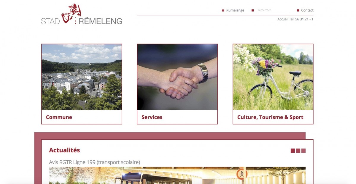 Neue Webseite der Gemeinde Rümelingen geht Ende August online
