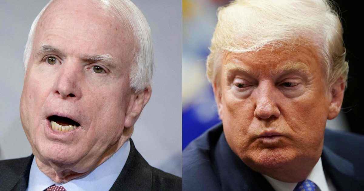 Trump verhindert offizielle Würdigung von McCain