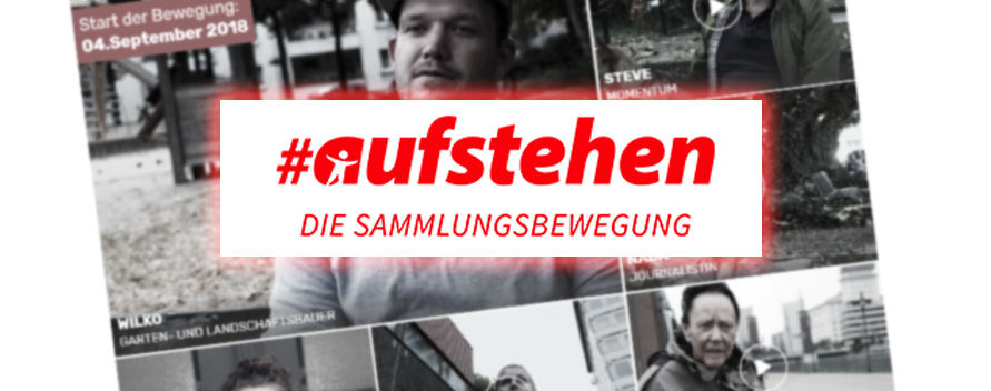 „Aufstehen”: Neue linke Bewegung startet in Deutschland