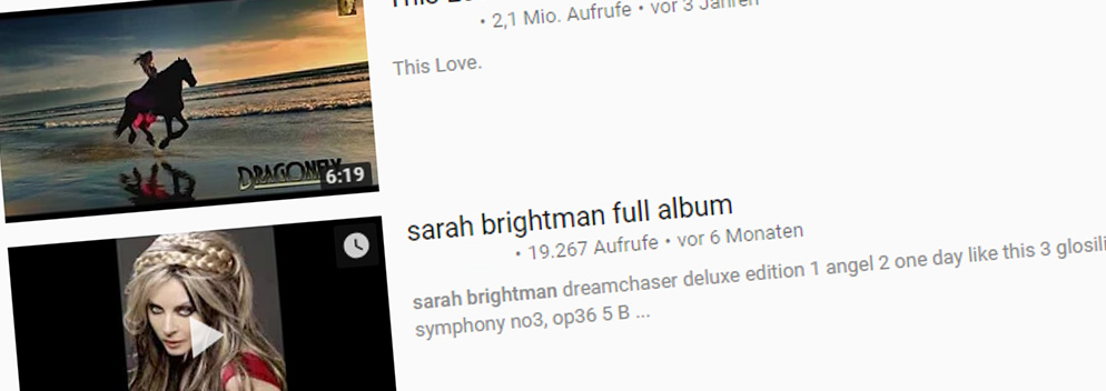 Sarah Brightmans Manager bringt Streit um YouTube-Uploads nach Luxemburg
