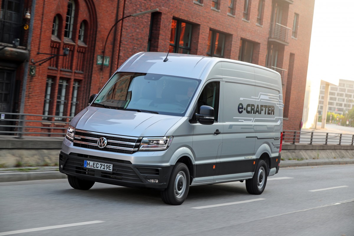 E-Nutzfahrzeug VW e-Crafter