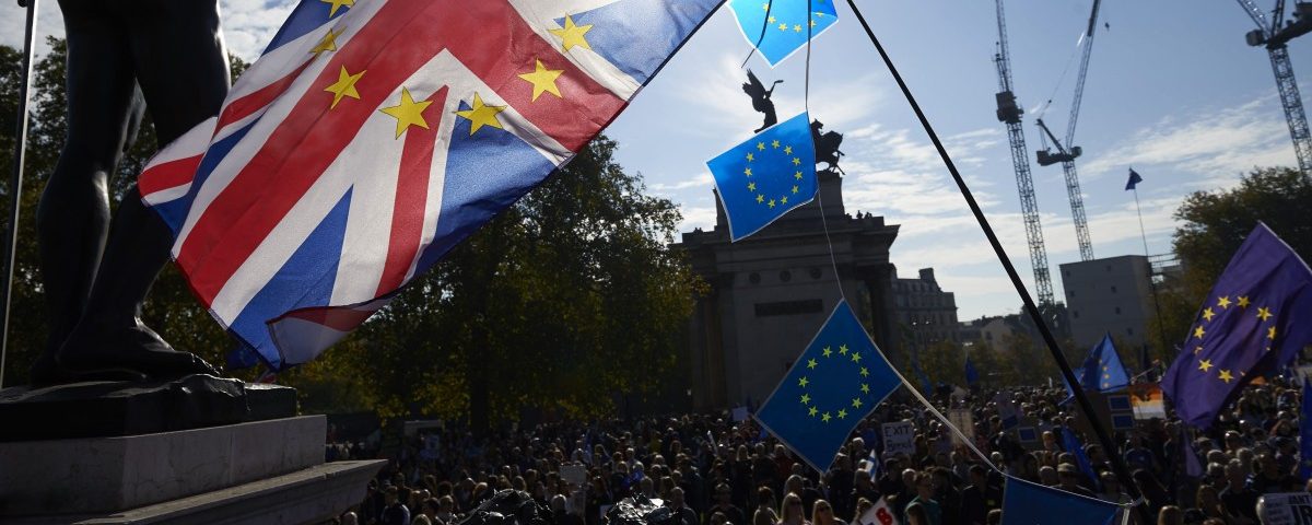 European Union Jack – Hunderttausende demonstrieren gegen den Brexit