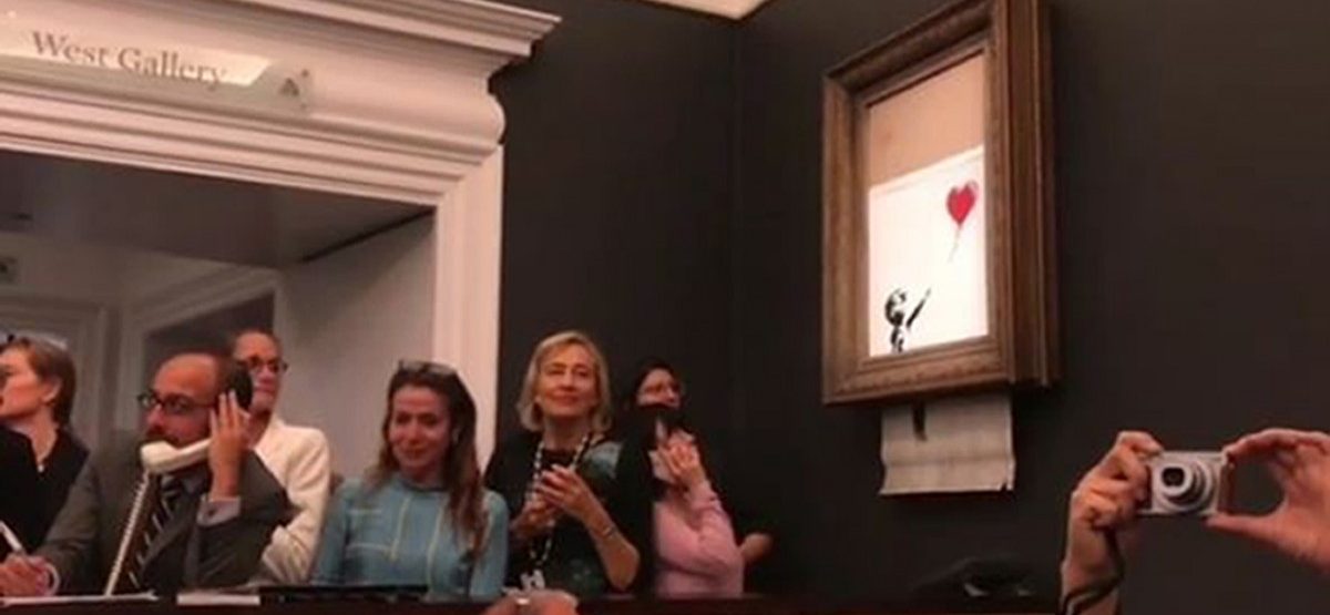 Going, going, gone – Banksys revolutionärer Sabotageakt