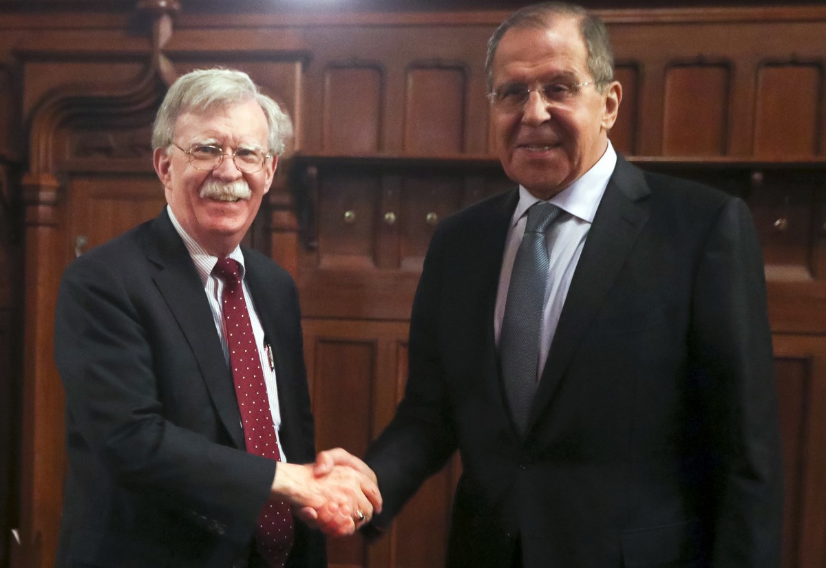 Streit um Atomwaffen: Trumps Berater Bolton spricht in Moskau über INF-Vertrag