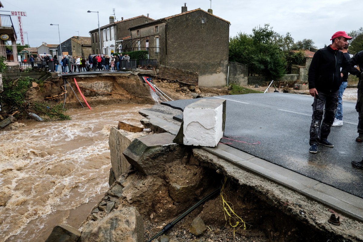Unwetter mit Starkregen löst tödliche Flut in Frankreich aus