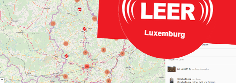 Webseite zeigt wieder leer stehenden Wohnraum in Luxemburg