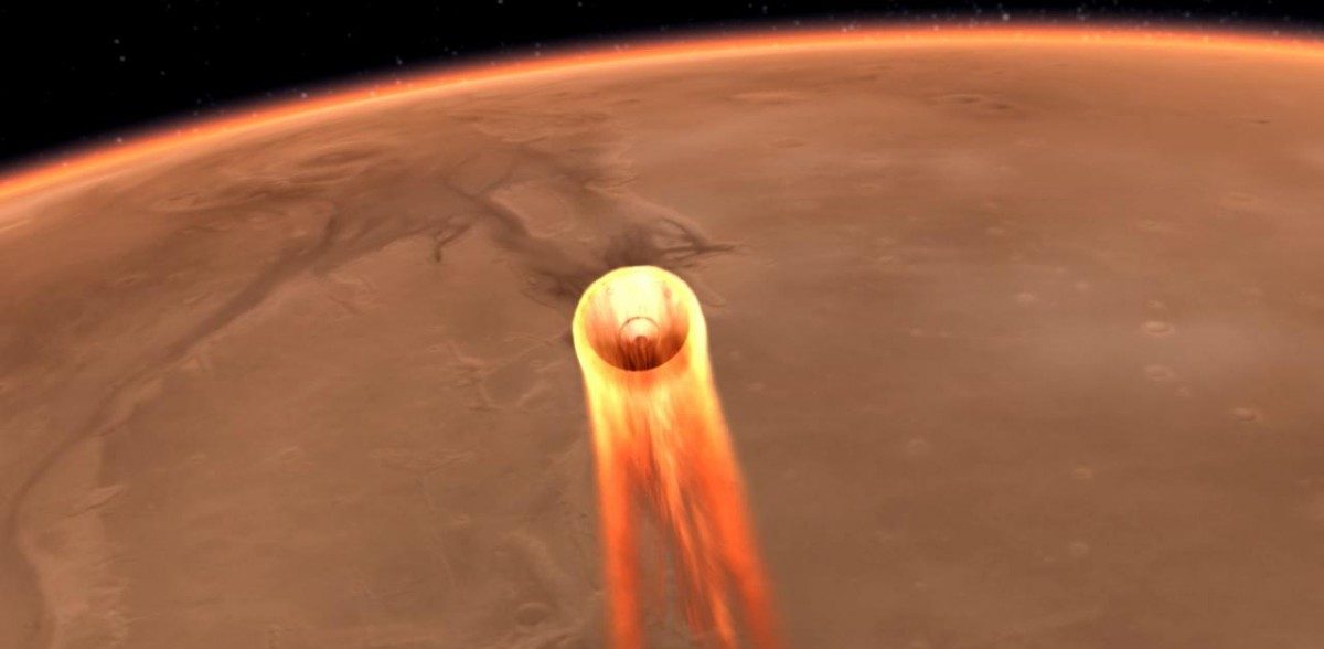 NASA-Roboter „InSight“ landet auf dem Mars