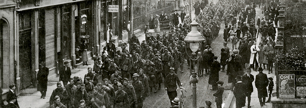 „Sympathische kakifarbene Gestalten“: Vor 100 Jahren bejubelte Esch die ersten amerikanischen Soldaten