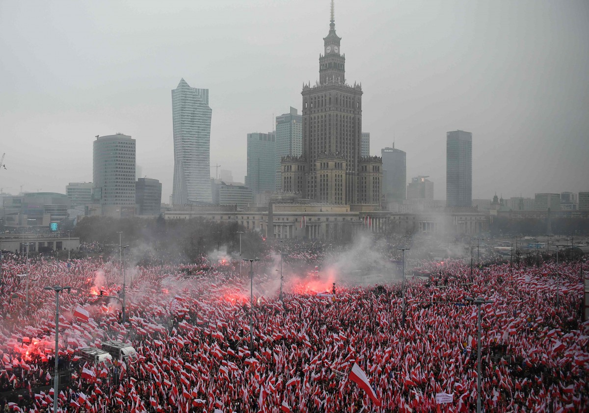 Polnische Regierung toleriert neofaschistische Symbole