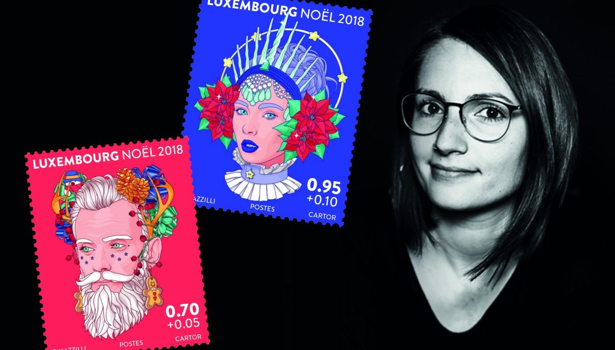 Künstlerische Post: Céline Mazzilli designt die zwei letzten Briefmarken des Jahres 2018
