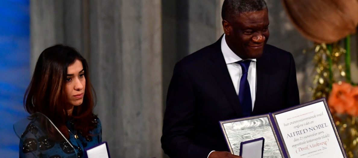 Nobelpreisträger Mukwege und Murad nehmen Auszeichnungen entgegen
