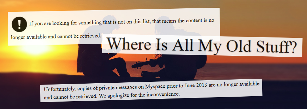 Ehemaliger Hipster wird im Alter vergesslich: Myspace verliert zwölf Jahre Musik