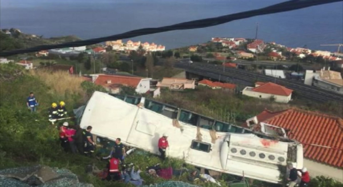 Busunfall auf Madeira: Fahrer spricht von „technischem Versagen“