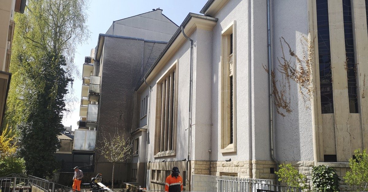 Escher Synagoge erhält neuen Außenbereich: Sanierungsmaßnahmen in wenigen Wochen abgeschlossen