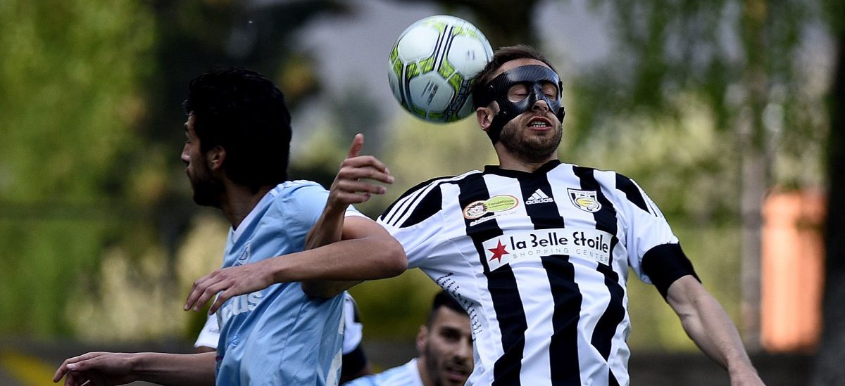 Maske, Glück und Siege: Der Rechtsverteidiger ist bei der Jeunesse eine Bank