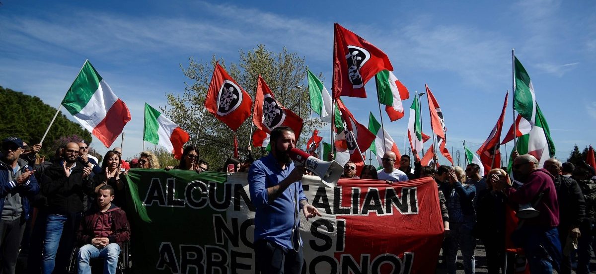 Extreme Rechte wittert in Italien Morgenluft