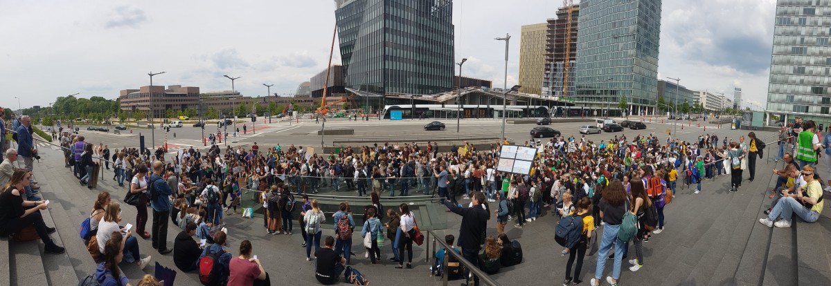 Etwa 1.000 Demonstranten fordern in Luxemburg „Klimagerechtigkeit“