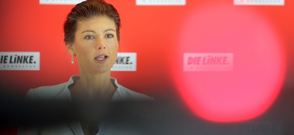 Deutsche Linken-Fraktionschefin Wagenknecht: SPD-Spitze darf Debatte nicht dem Juso-Chef überlassen