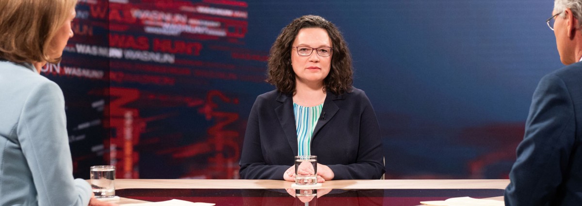 Noch eine Vertrauensfrage: SPD-Chefin Nahles fordert Kritiker heraus