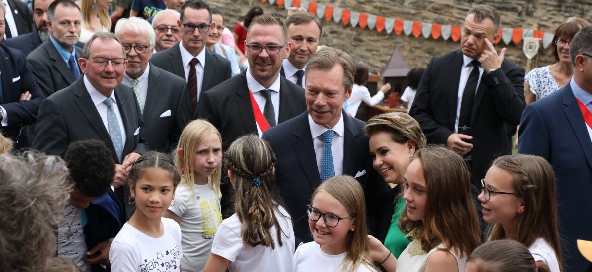 Bourscheid im Ausnahmezustand: Das großherzogliche Paar besucht die kleine Nord-Gemeinde