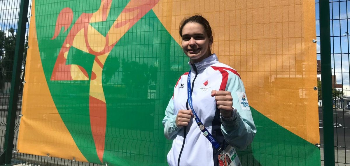 Auftritt vor über 8.000 Zuschauern bei den European Games: Jenny Warling als letzte Luxemburgerin am Start