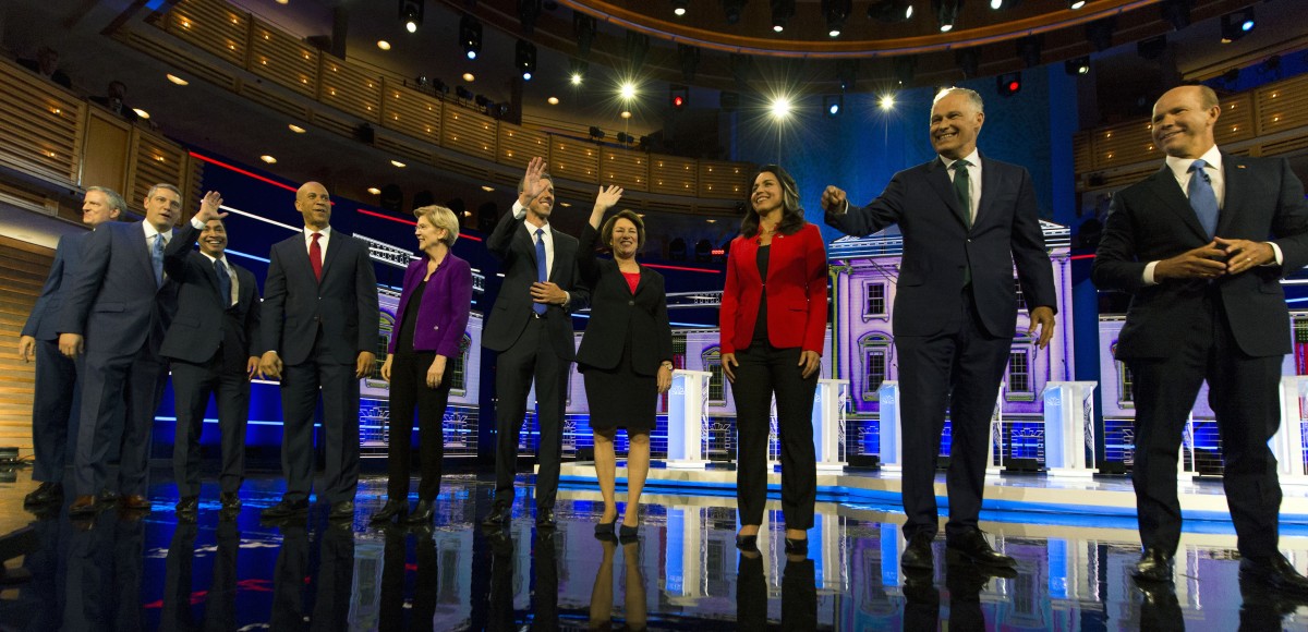 60 Sekunden für die Bewerbung gegen Donald Trump: Demokraten beginnen TV-Debatten