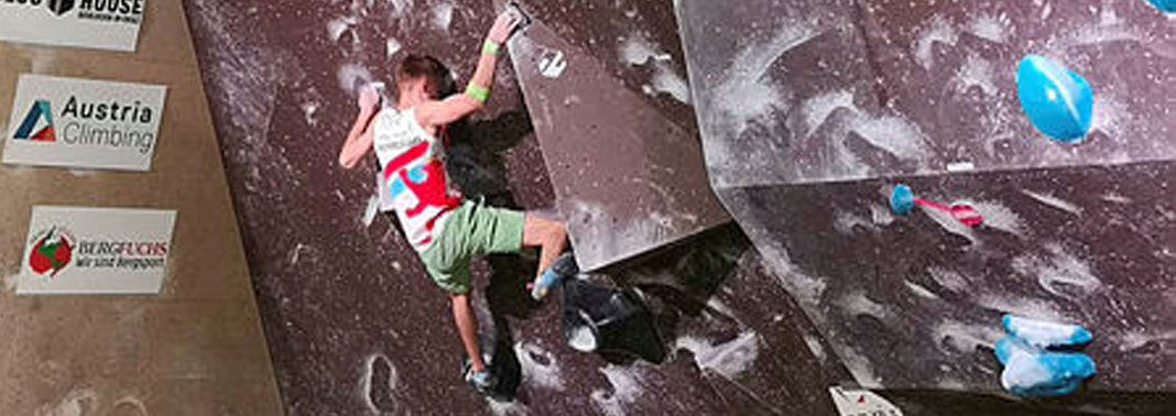 Jim Zeimes: 15-jähriger Luxemburger macht sein Debut an der Spitze des Klettersports