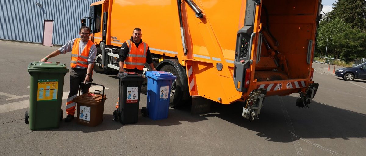 Eine Trennungsgeschichte: Rund 44.000 Mülltonnen wollen in Esch richtig gefüttert werden