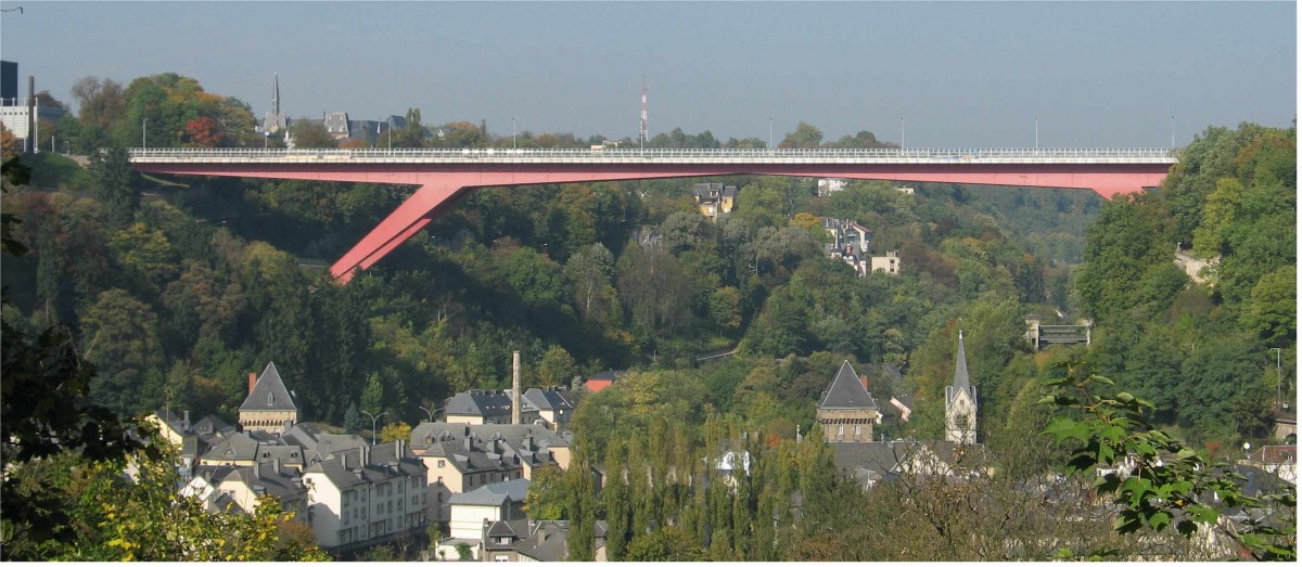 Bericht: Rote Brücke in Luxemburg kann wegen Insolvenz nicht gestrichen werden