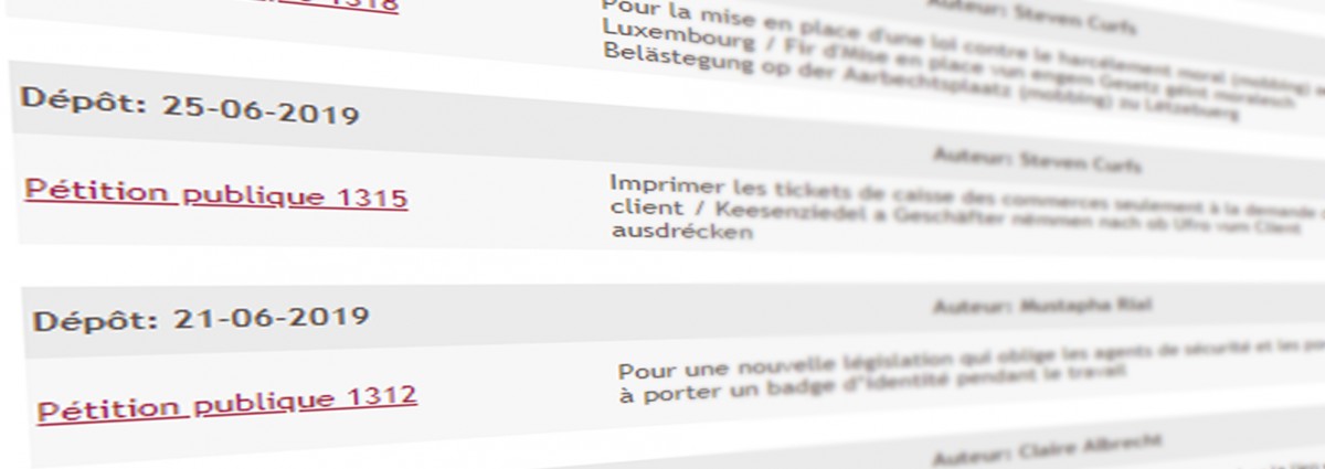 5 von 180 schafften es in die Chamber: Kommission bilanziert Petitionen in Luxemburg