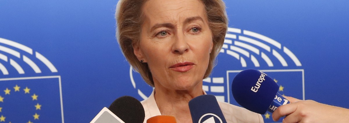 Von der Leyen wirbt im EU-Parlament für Brüsseler Kandiatur