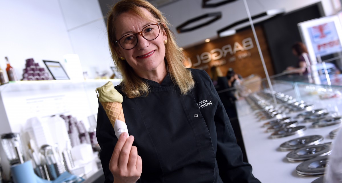 Ein Oktagon wird zur Marke: Laura Fontani bietet Eis nach florentinischer Art an
