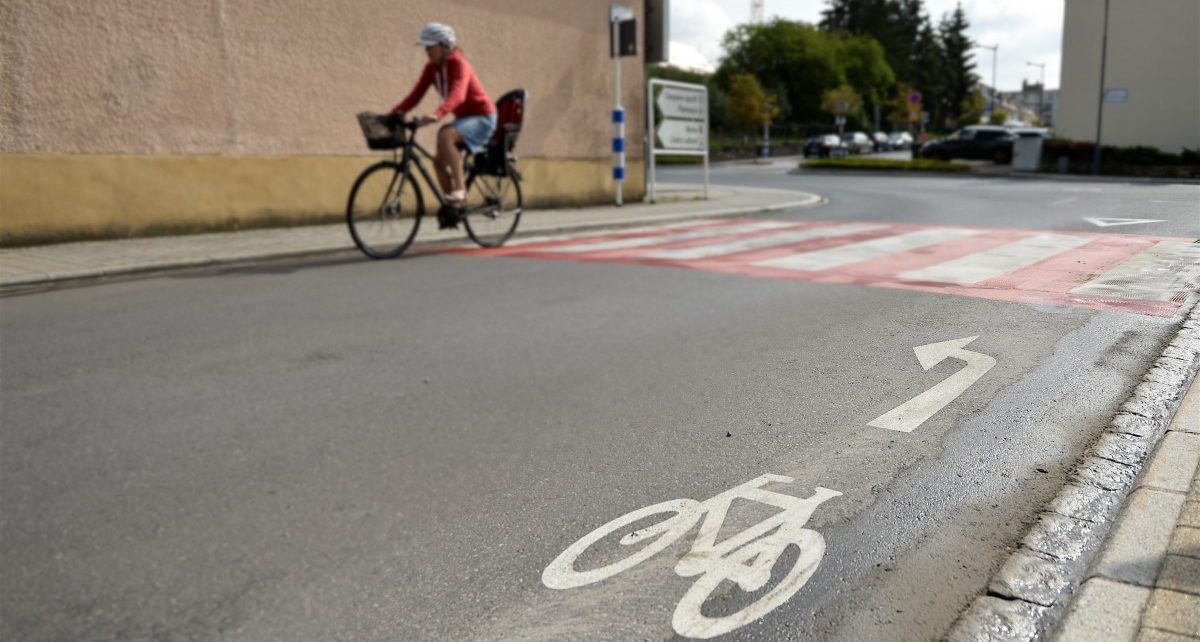Ab dem 13. August: Rue des Romains in Strassen wird für Radfahrer in beide Richtungen befahrbar