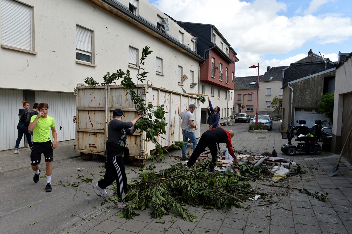 Am Tag nach dem Tornado: Wie es den betroffenen Bürgern in Petingen geht