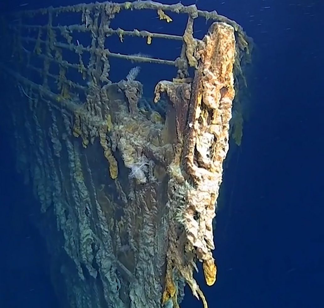 Neue Aufnahmen zeigen, wie das Titanic-Wrack immer weiter zerfällt