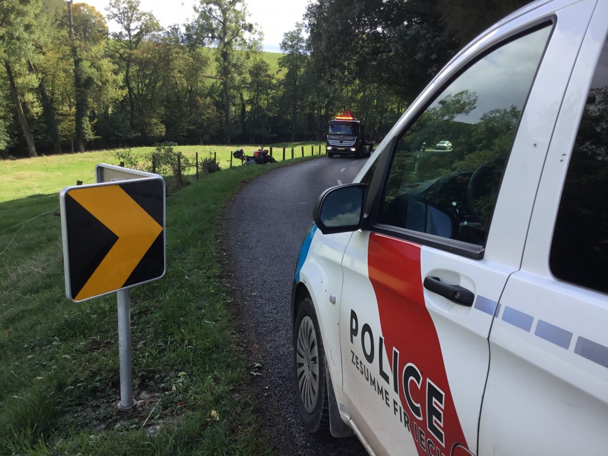 Motorradfahrer aus Belgien verunglückt tödlich in Luxemburg